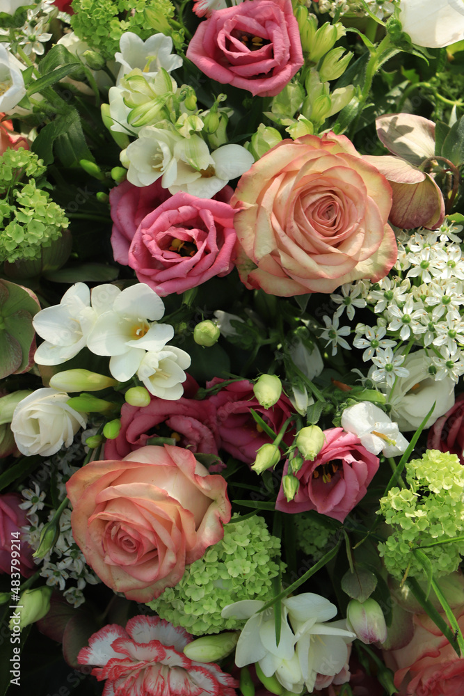 Pink white wedding centerpiece Pink white wedding centerpiece