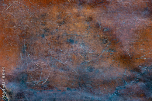 Old weathered leather from the early twentieth century