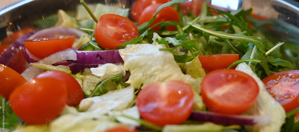 mixed salad dish, mixed plant based natural ingredients, vegan and vegetarian dish mixed salad dish, mixed plant based natural ingredients, vegan and vegetarian dish