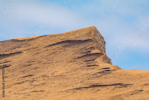 Trælanípa Slave Cliff , Faroe Islands of Denmark.
