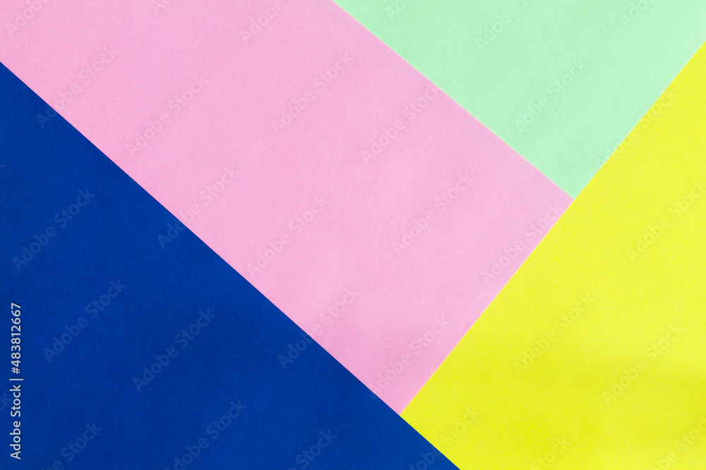 colorful paper texture. abstract background with blue, pink, yellow and green colours colorful paper texture. abstract background with blue, pink, yellow and green colours