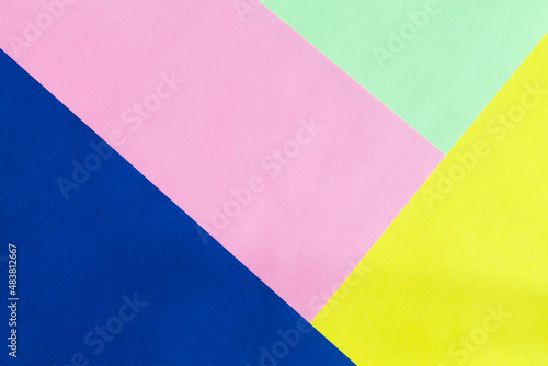 colorful paper texture. abstract background with blue, pink, yellow and green colours