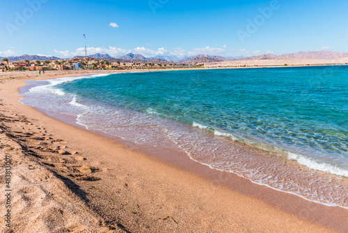 Red Sea beach near  Sharm El Sheikh, Egypt © dadamira