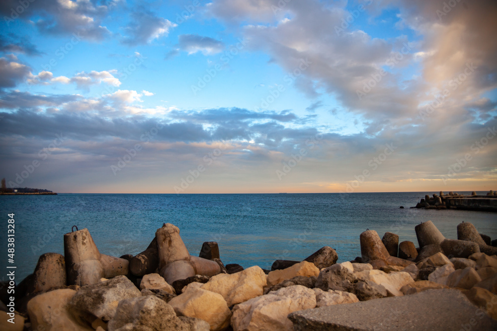 Varna bay, Bulgaria, Black sea coast