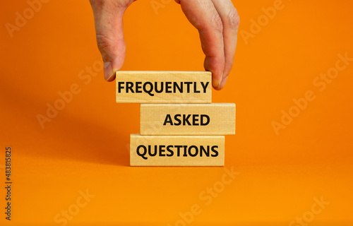 Fotografia FAQ frequently asked questions symbol