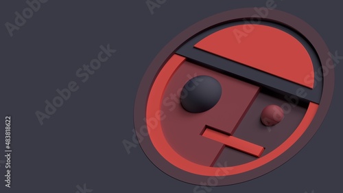 Wallpaper Mural background Wallpaper logo floor composition 3d render Torontodigital.ca