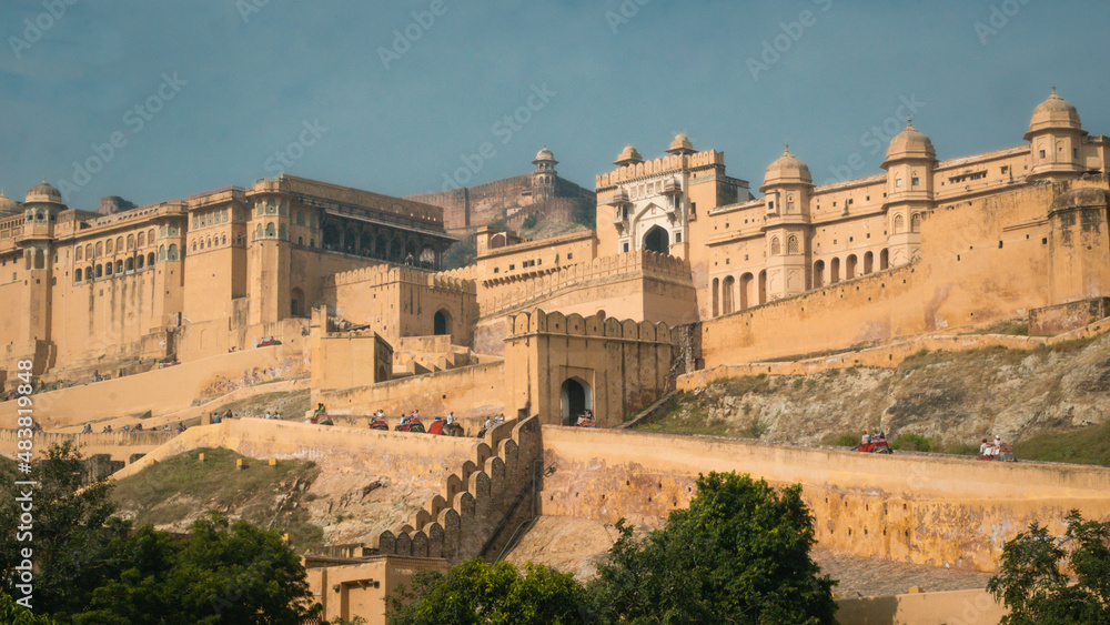 Amer (Amber) Fort in Jaipur, Rajasthan, india