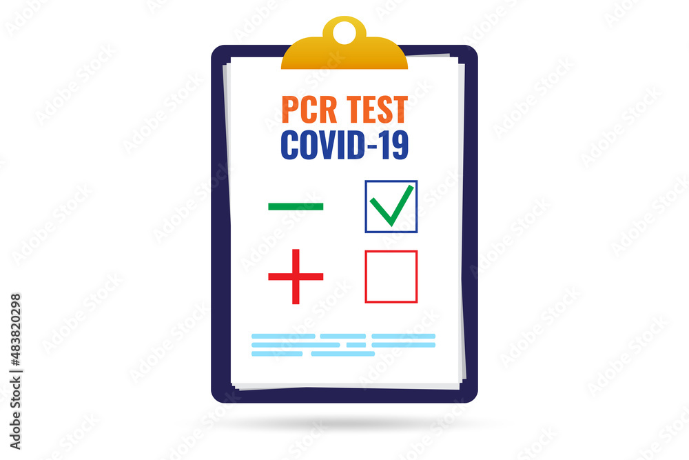 Concept of coronavirus covid-19 test Concept of coronavirus covid-19 test
