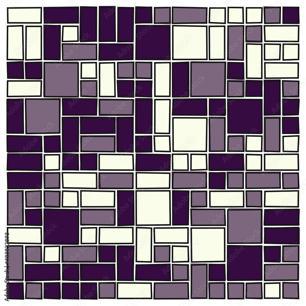 Offset Quads generative art background art illustration Offset Quads generative art background art illustration