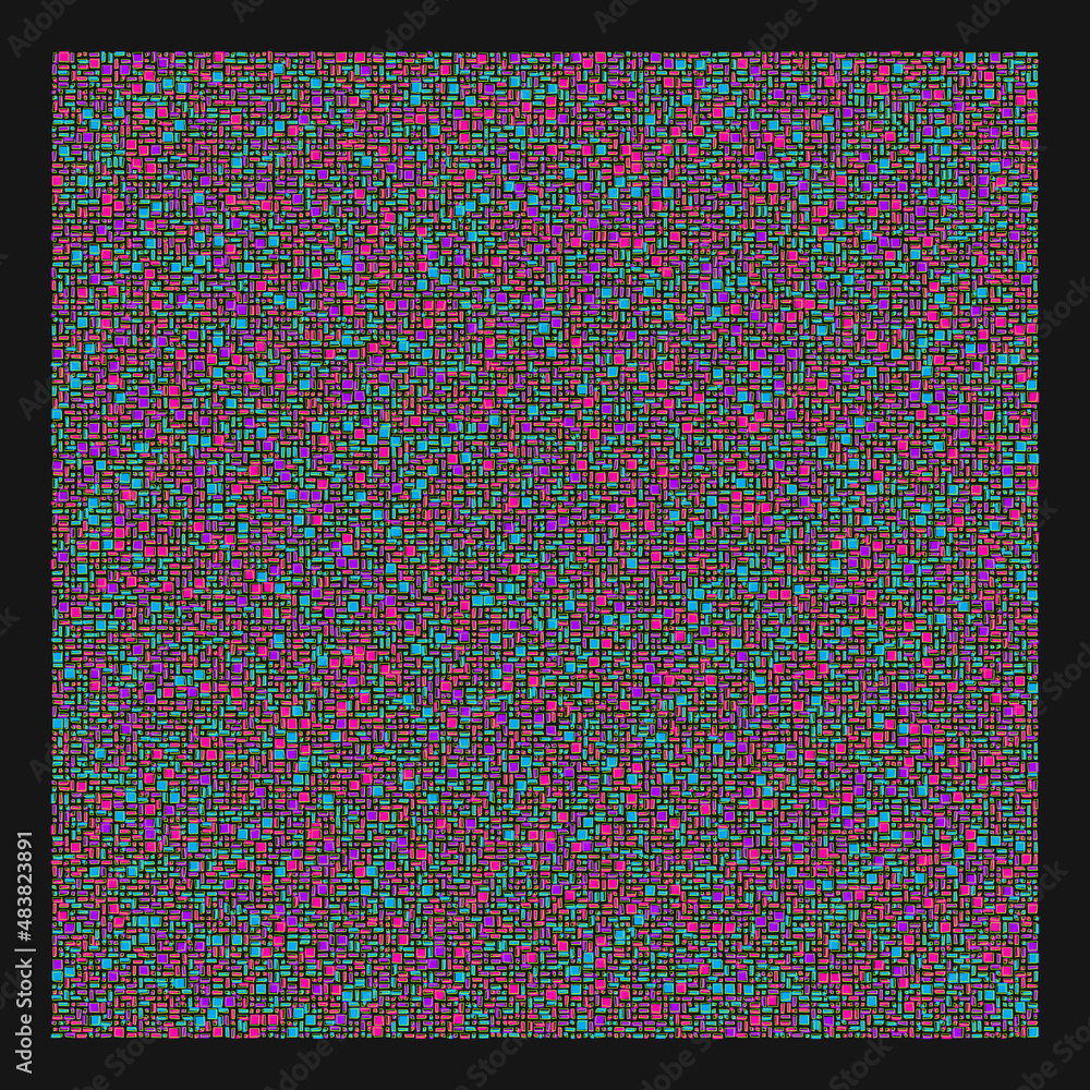 Offset Quads generative art background art illustration Offset Quads generative art background art illustration