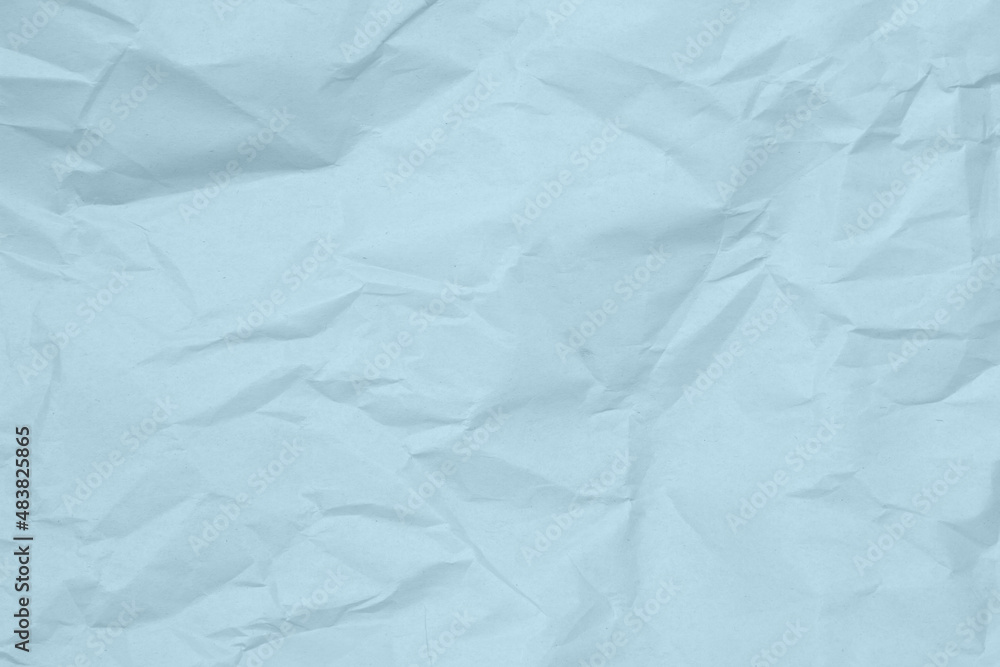 Obraz premium Blue distressed wrinkled paper background