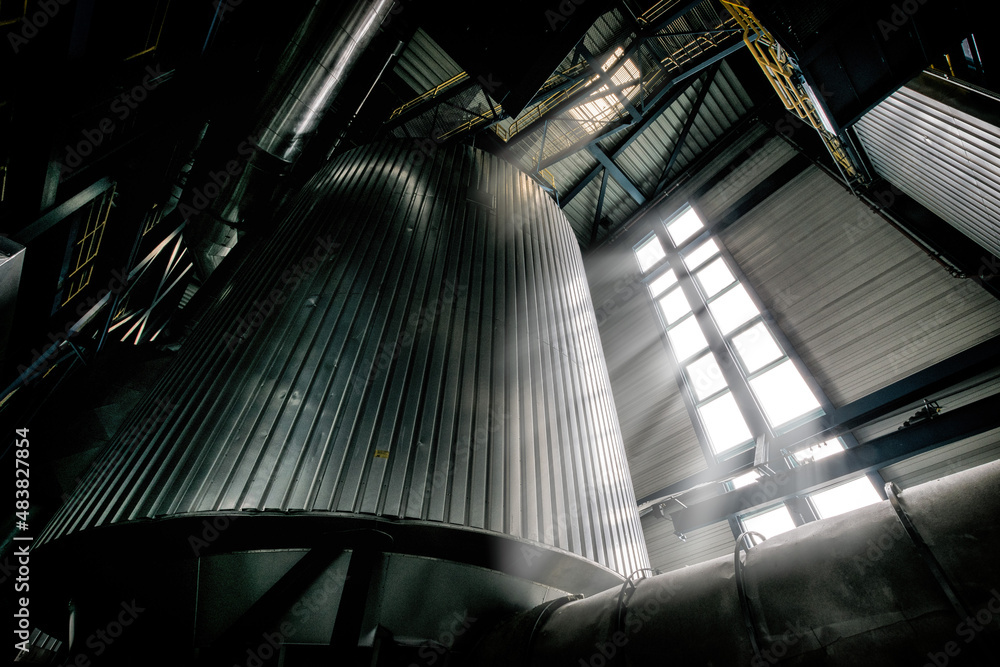 Obraz premium Müll-Schwelbrennanlage - Lost Place