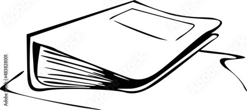 The marked binder with documents is on the desk
