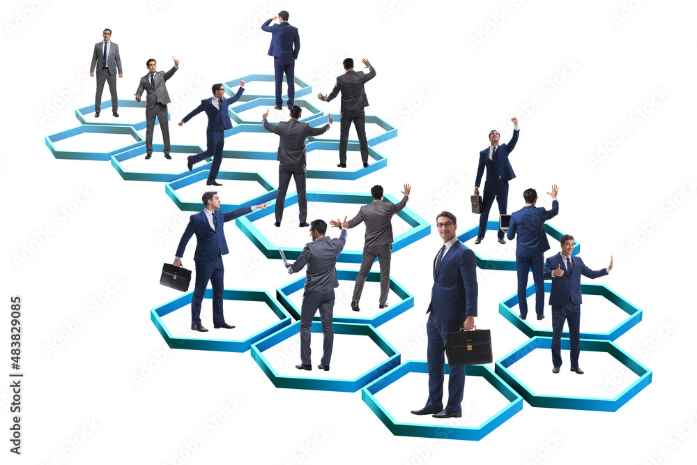 Concept of networking in the business Concept of networking in the business