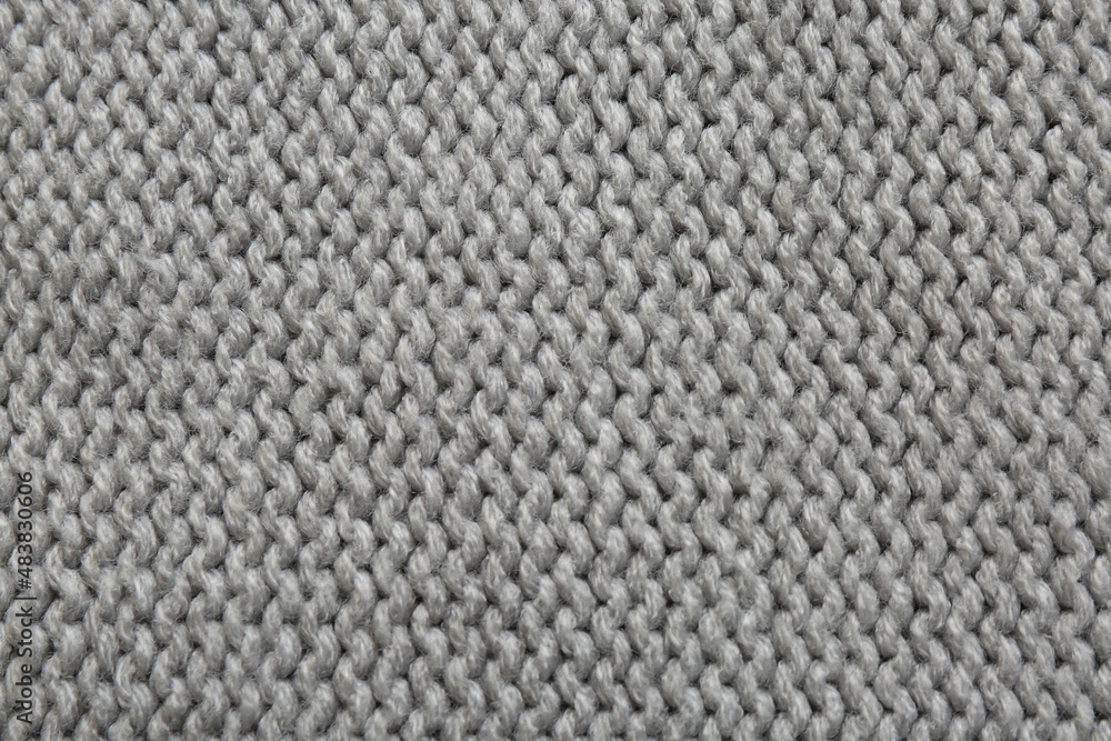 custom made wallpaper toronto digitalBeautiful grey knitted fabric as background, top view