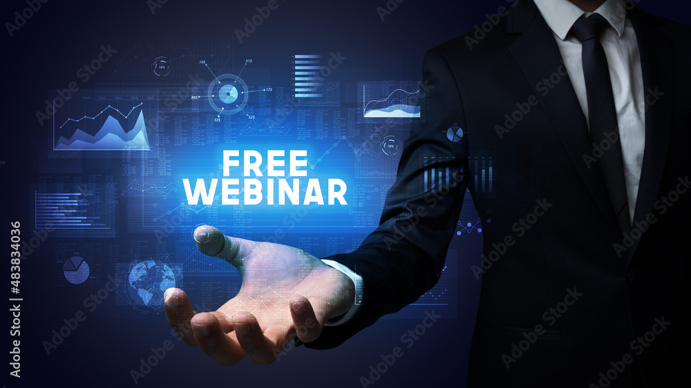 Obraz premium Hand of Businessman holding motivational message
