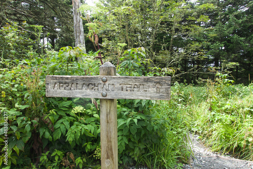 Fotobehang Appalachian Trail in Great Smoky Mountains National Park