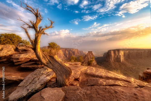 Sunrise at the Colorado National Monument Grand Junction Colorado photo