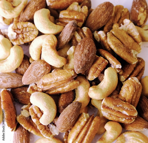 Cashews Pecans and Almonds