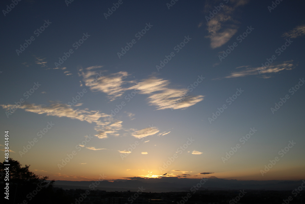 Obraz premium sunset in the sky