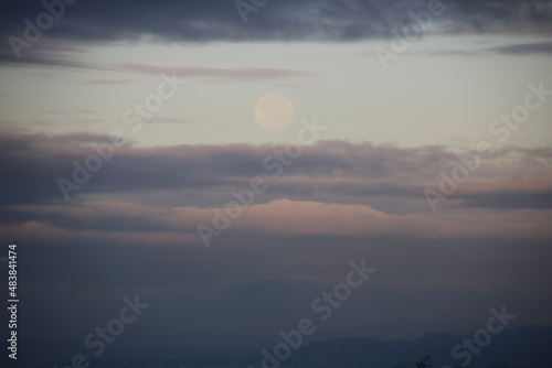 sunrise over the mountains © shuji