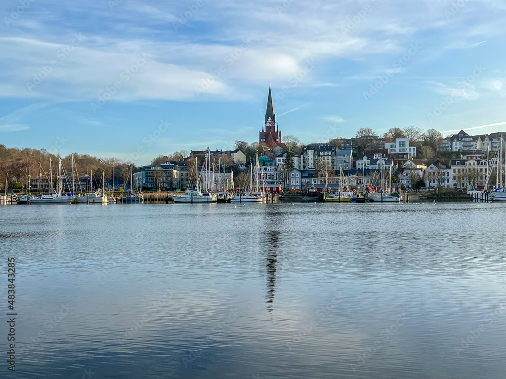 Harbor of Flensburg, Schleswig Holstein, Germany. The real north. Harbor of Flensburg, Schleswig Holstein, Germany. The real north.