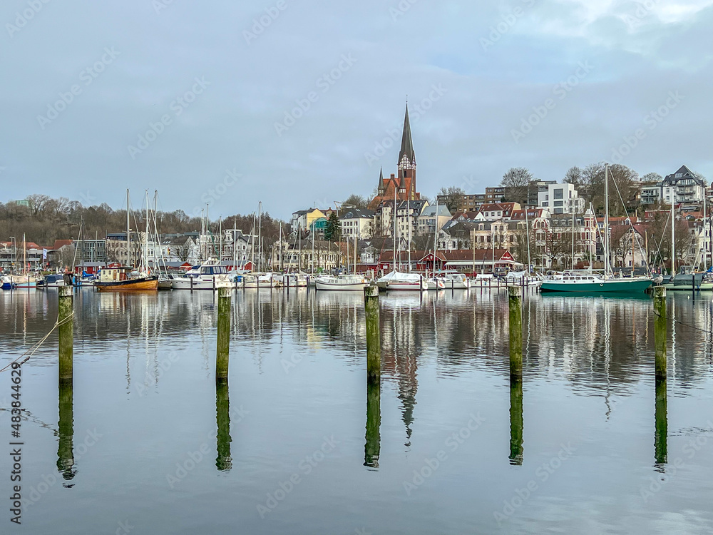 Harbor of Flensburg, Schleswig Holstein, Germany. The real north.