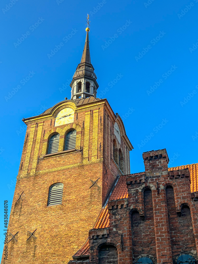 Fototapeta premium Johannis Kirche, Flensburg, Schleswig Holstein, Germany