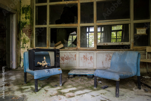A scary place in an abandoned asylum