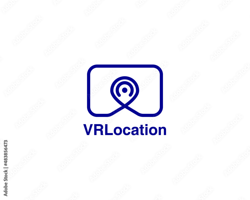 VR Camera location Logo template ,fully vector and customized logo design VR Camera location Logo template ,fully vector and customized logo design