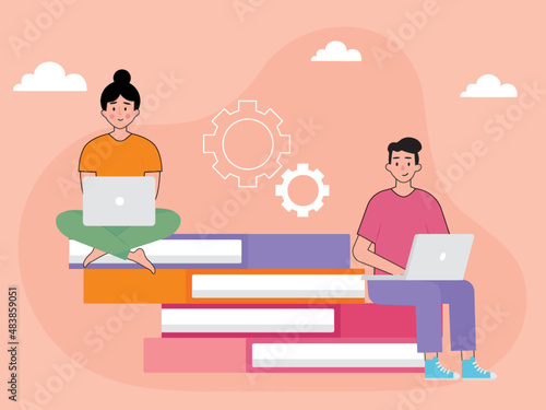 Education vector illustration