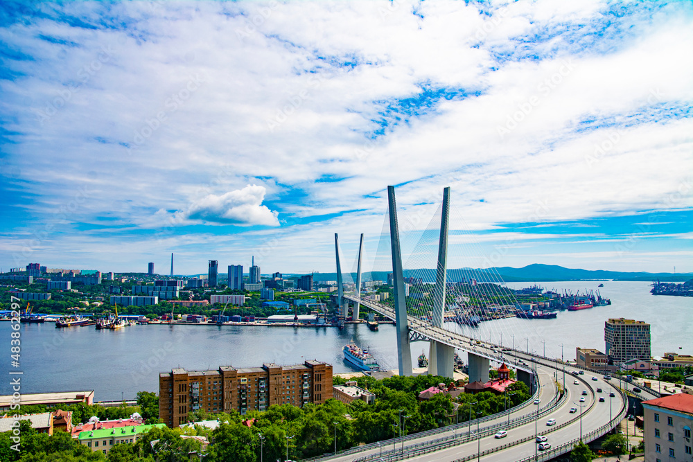 Obraz premium ウラジオストクの眺望