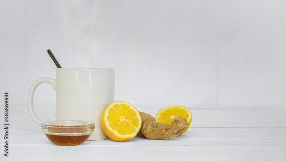 Hot Tea With Lemon, Ginger and Honey Home Remedies For Illness Hot Tea With Lemon, Ginger and Honey Home Remedies For Illness