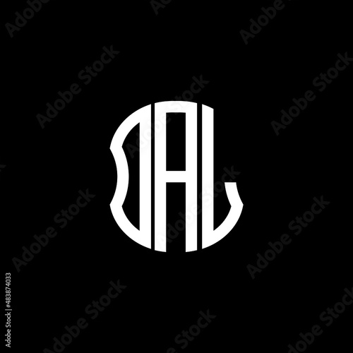 DAL letter logo creative design with vector graphic