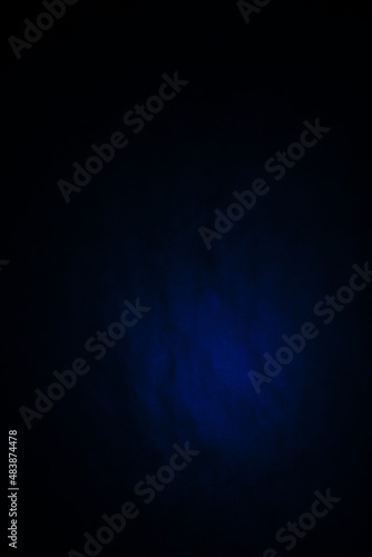 Dark, blurry, simple background, blue abstract background gradient blur. © nikolay_alekhin
