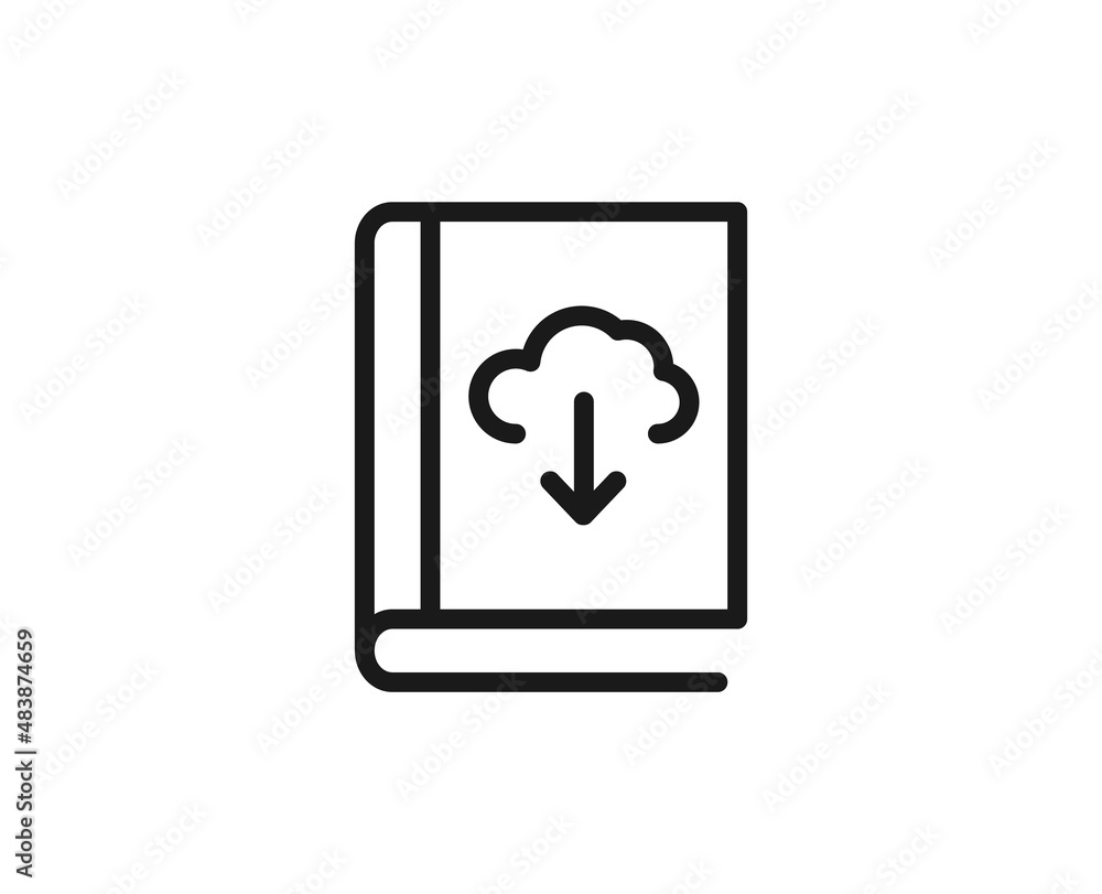 Single line icon of book High quality vector illustration for design, web sites, internet shops, online books etc. Editable stroke in trendy flat style isolated on white background Single line icon of book High quality vector illustration for design, web sites, internet shops, online books etc. Editable stroke in trendy flat style isolated on white background