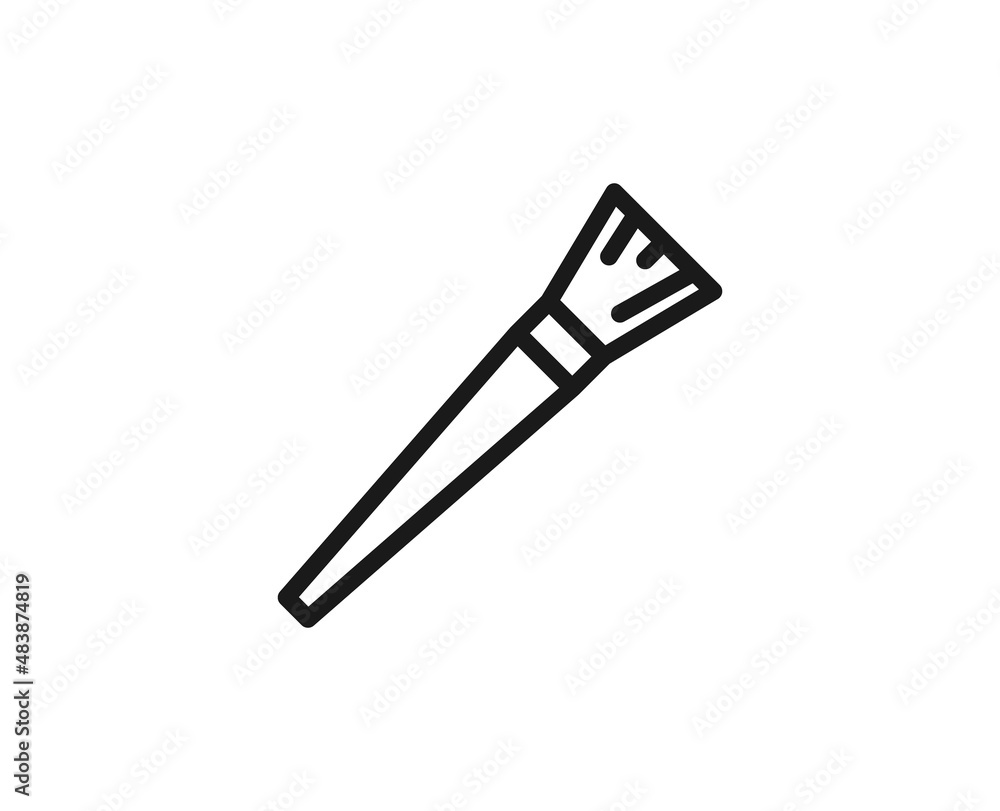 Beauty line icon on white background Beauty line icon on white background