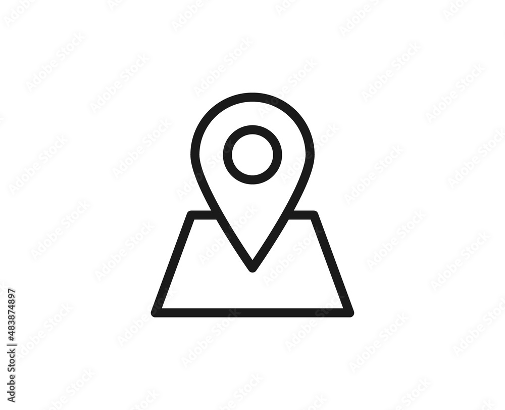 Constraction line icon on white background Constraction line icon on white background