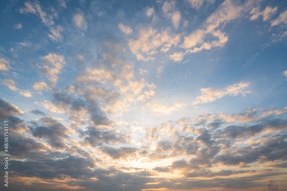 Sky clouds.Beautiful sky with cloud before sunset. Big pixel art for billboard,advertising,media,PR and digital print. Sky clouds.Beautiful sky with cloud before sunset. Big pixel art for billboard,advertising,media,PR and digital print.