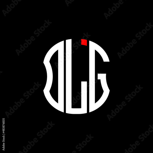 DLG letter logo creative design with vector graphic