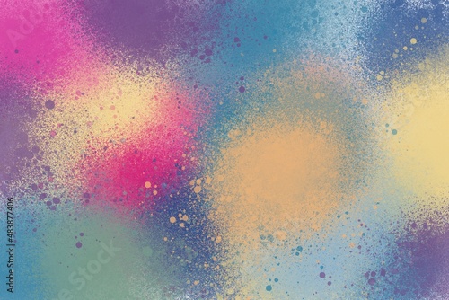 Abstract multicolored background texture ,brush strokes with oil paints on canva . High quality photo