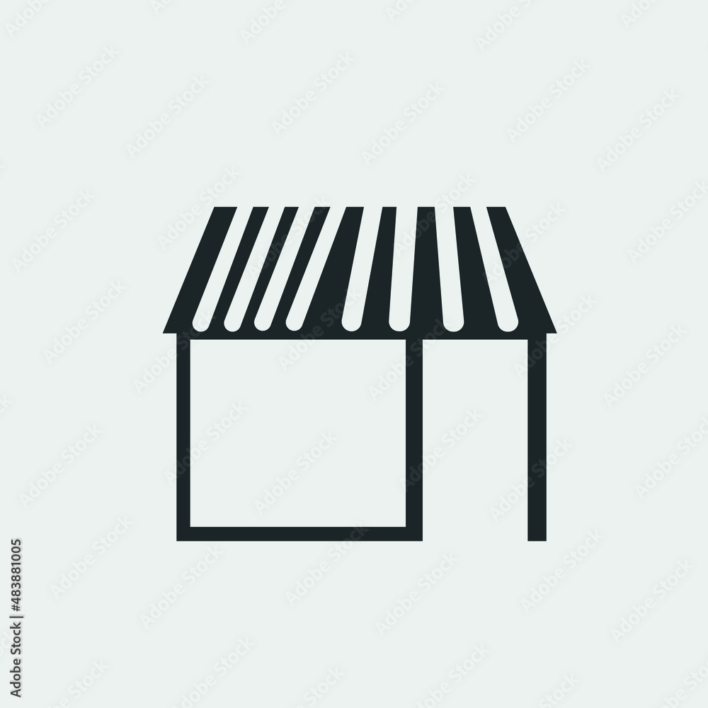 Showcase vector icon illustration sign Showcase vector icon illustration sign