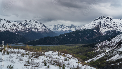 Wallpaper Mural Exit Glacier as seen on Harding Icefield Trail in Kenai Fjords National Park, Alaska  Torontodigital.ca