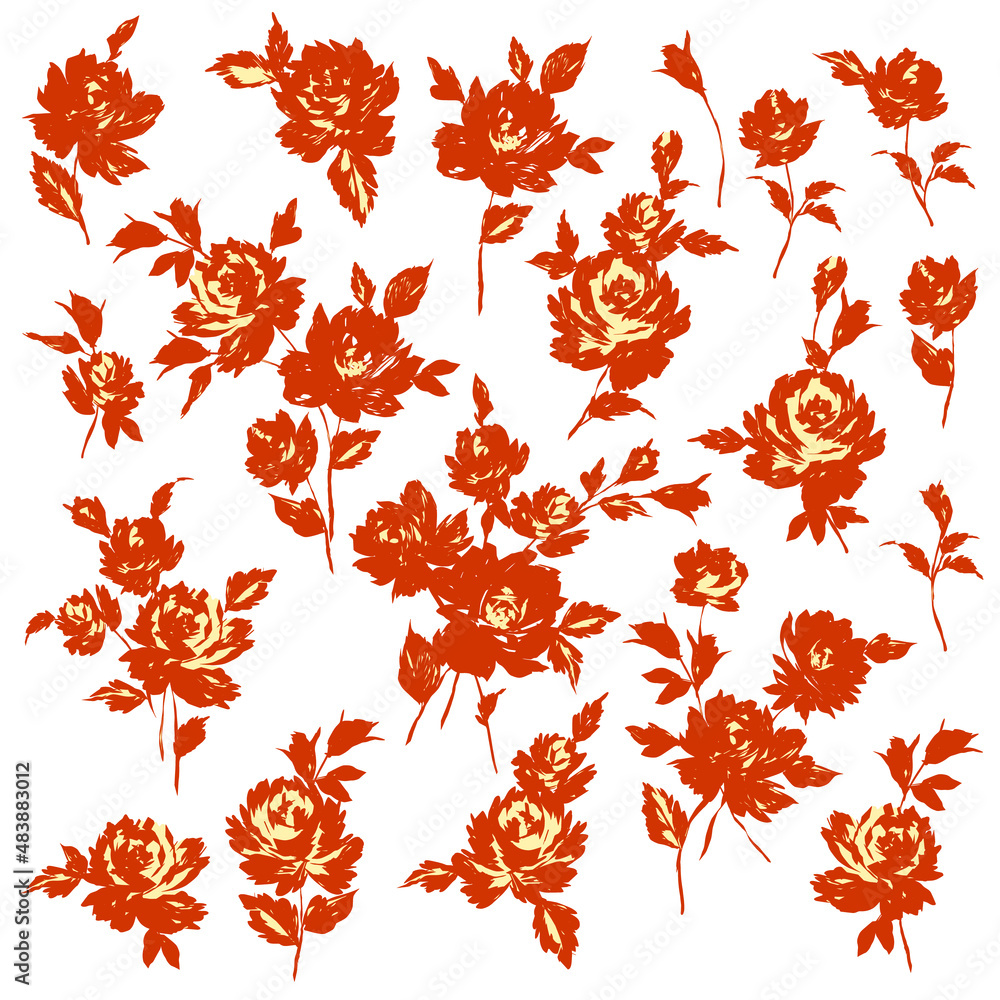 Obraz premium Abstract and impressive cute flower material,