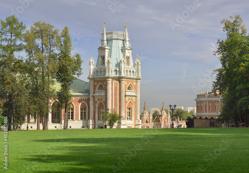 Photography In Tsaritsyn Park. Palace and Park ensemble of the XVIII century
