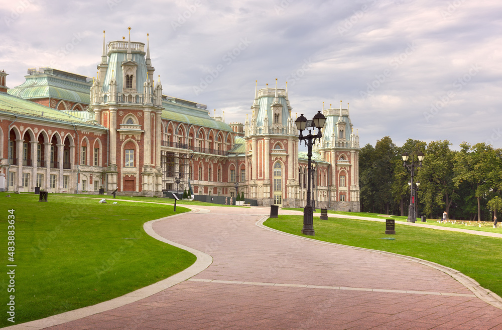 In Tsaritsyn Park. Palace and Park ensemble of the XVIII century
