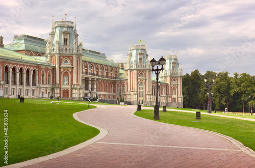 Photography In Tsaritsyn Park. Palace and Park ensemble of the XVIII century