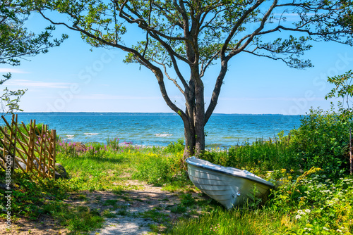 Fototapeta Naklejka Na Ścianę i Meble -  Baltic Sea shoreline view. Estonia