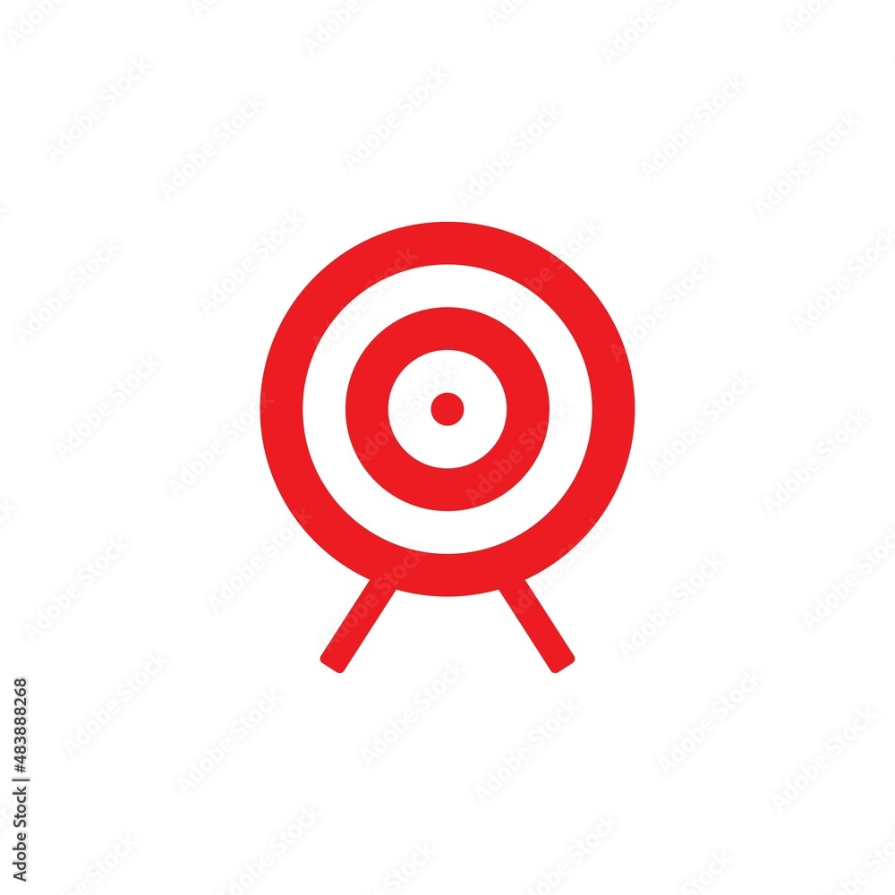 Target icon vector ilustration template Target icon vector ilustration template