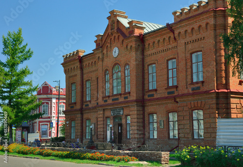 The building of the Minusinsk Museum of Local Lore